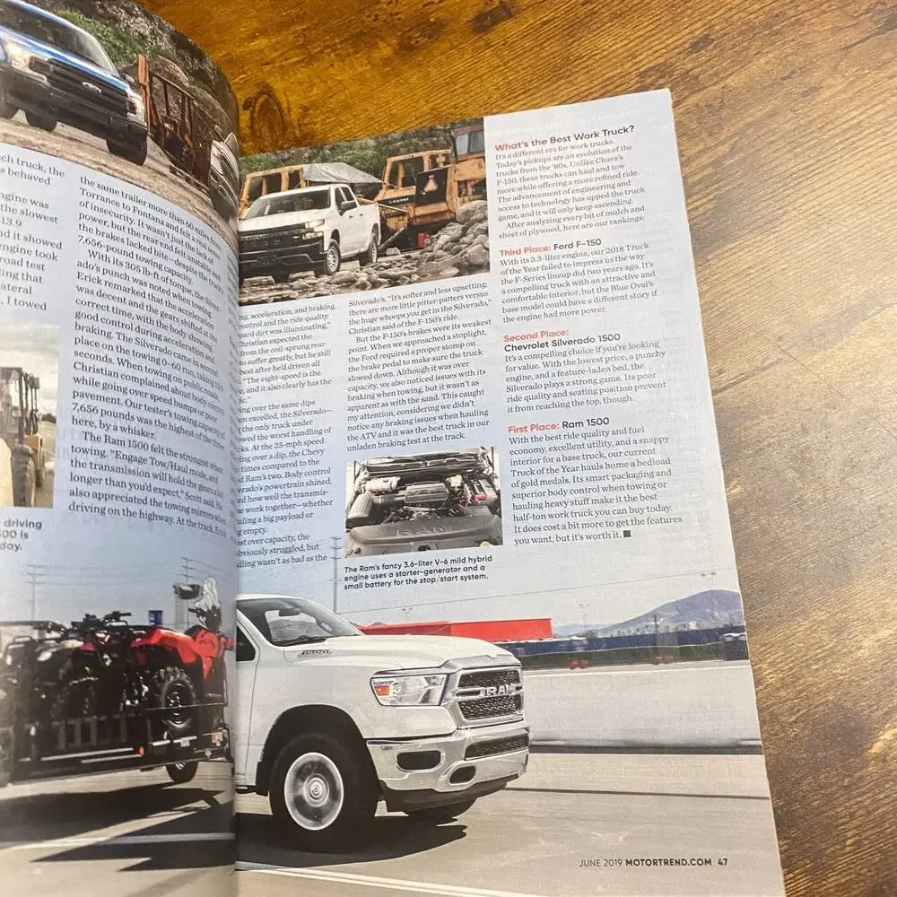 MOTOR TREND MAGAZINE-------JUNE 2019